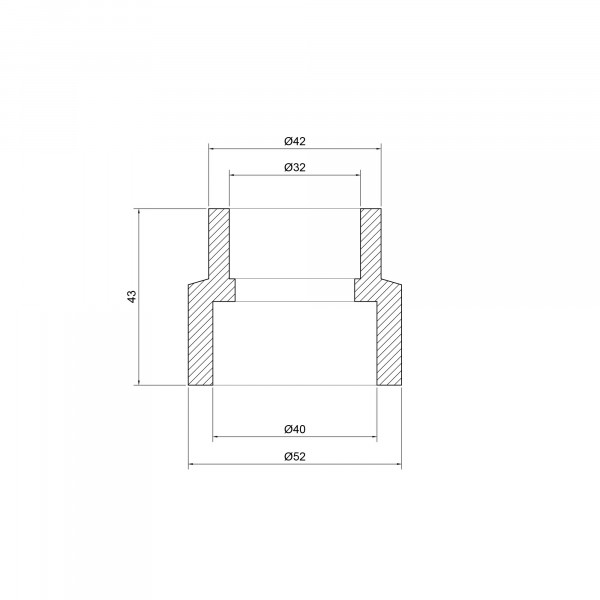 Муфта PPR Thermo Alliance 40х32