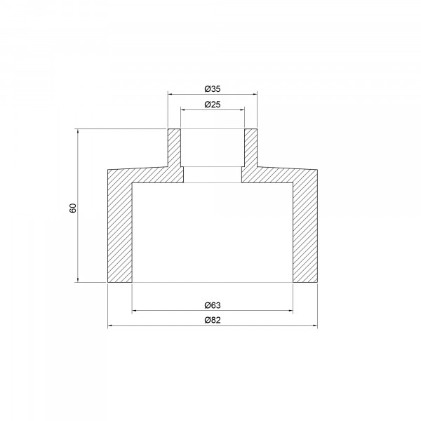 Муфта PPR Thermo Alliance 63х25