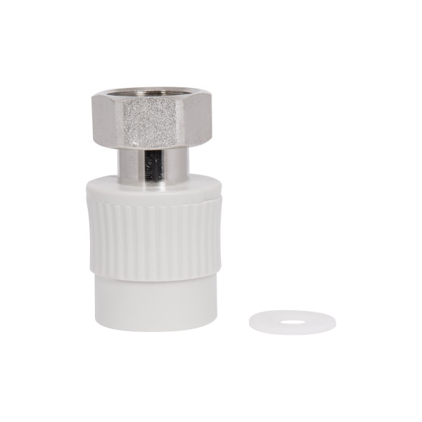 Муфта PPR Thermo Alliance с накидной гайкой 25х3/4"
