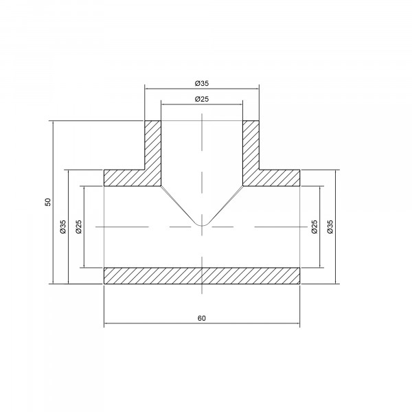 Трійник PPR Thermo Alliance 25