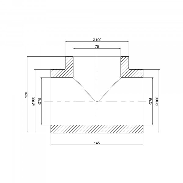 Трійник PPR Thermo Alliance 75