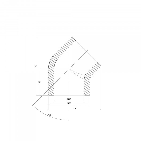 Кутик PPR Thermo Alliance 40, 45°