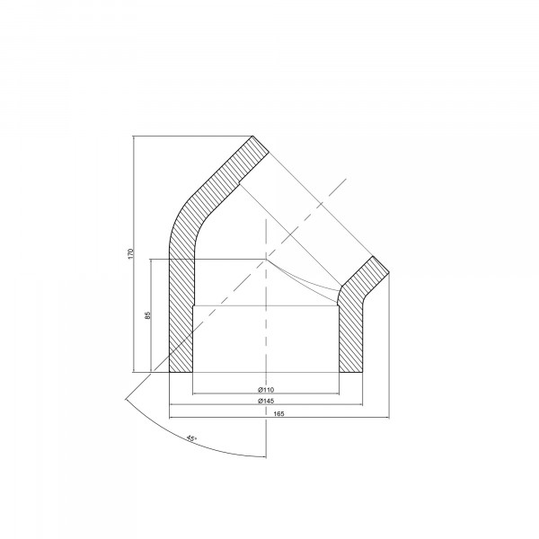 Кутик PPR Thermo Alliance 110, 45°