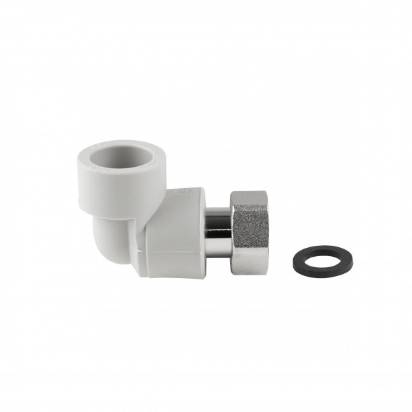 Уголок PPR Thermo Alliance с накидной гайкой 25х3/4" ВР