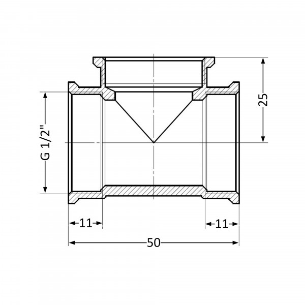 Трійник Thermo Alliance Standart 1/2" ВР SD41115