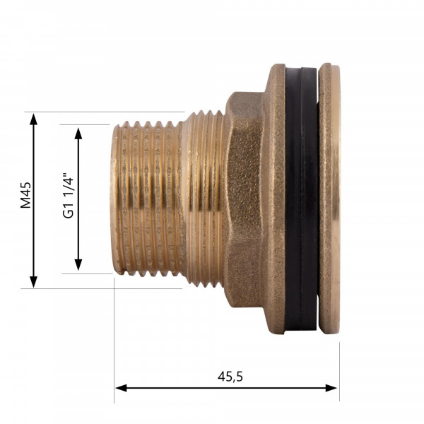 Врезка Thermo Alliance Standart 1 1/4" в бак SD40032