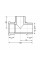 Тройник Thermo Alliance Standart 3/4" ВНН SD41420