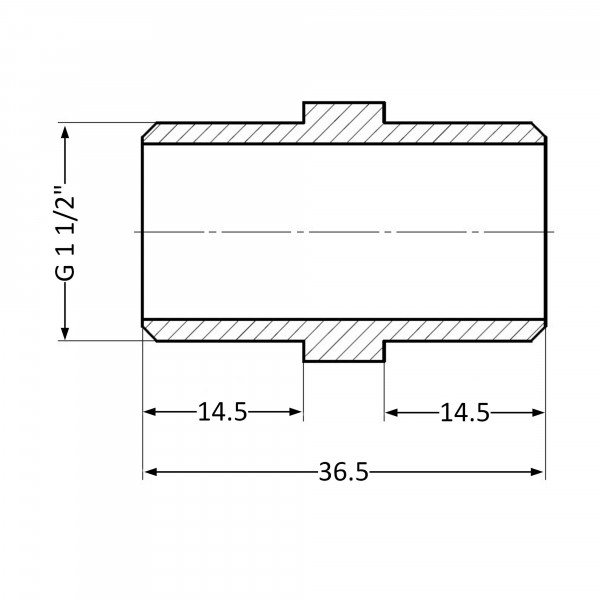 Ніпель Thermo Alliance Standart 1 1/2" ЗР SD4074040