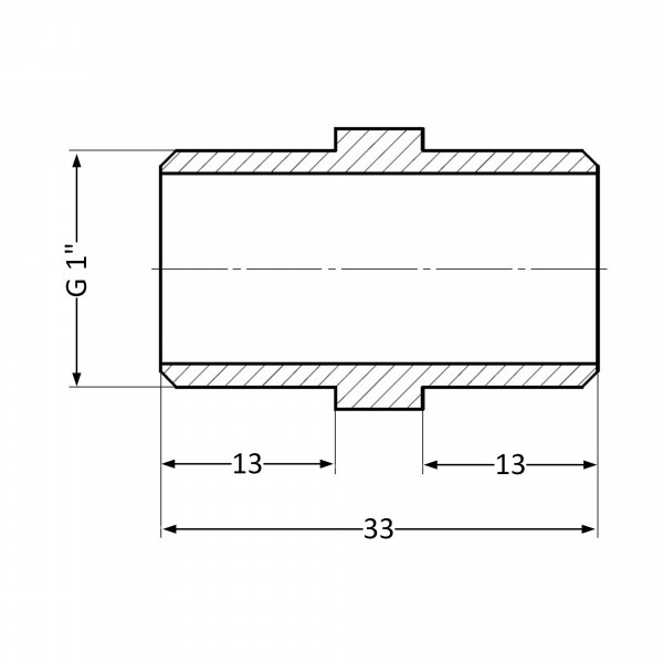 Ніпель Thermo Alliance Standart 1" ЗР SD4072525
