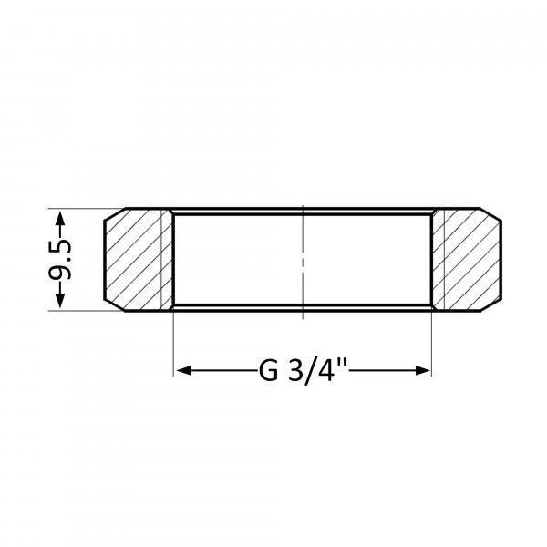 Контргайка Thermo Alliance Standart 3/4" SD40120