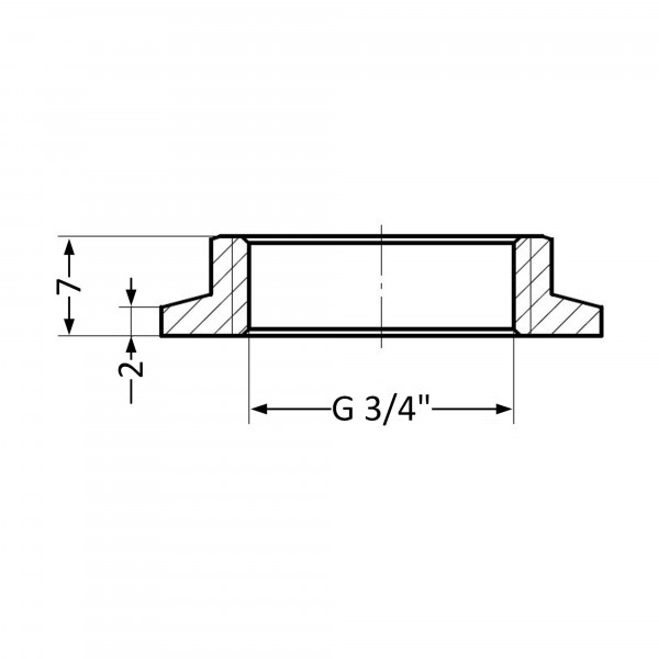 Контргайка-шайба Thermo Alliance Standart 3/4" SD40620