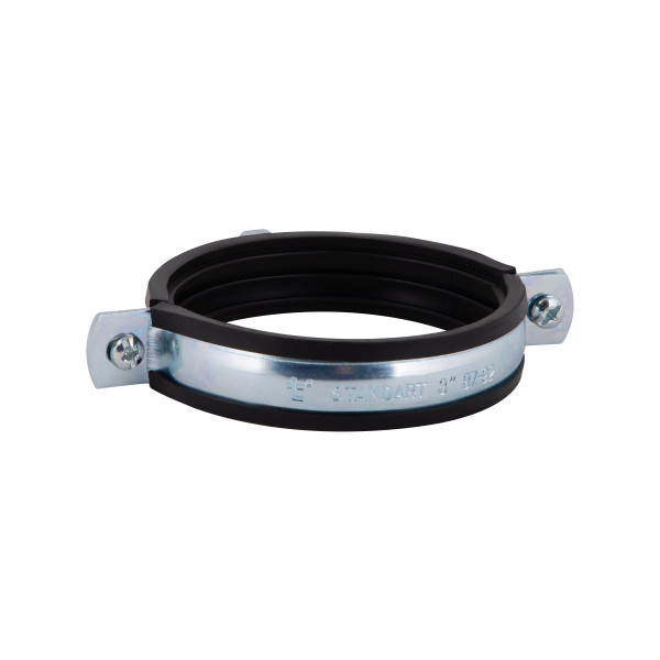 Хомут Thermo Alliance Standart 3" с черной резиной (D87-92 мм) SD10076B