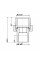 Сгон-американка Thermo Alliance Standart 1 1/2"ВН никель, прямой TAS190W40