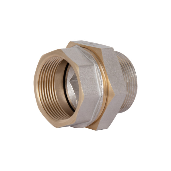 Сгон-американка Thermo Alliance Standart 1 1/2"ВН никель, прямой TAS190W40
