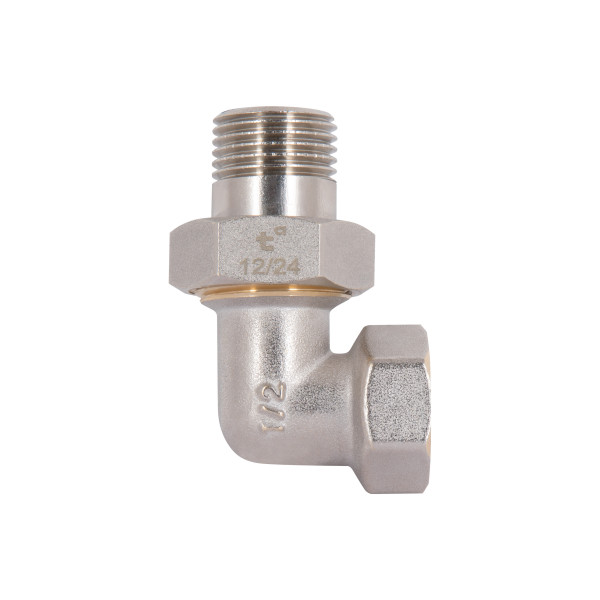 Сгон-американка Thermo Alliance Standart 1/2"ВН никель, угловой TAS191W15