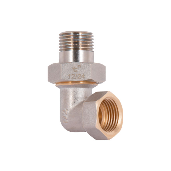 Сгон-американка Thermo Alliance Standart 1/2"ВН никель, угловой TAS191W15