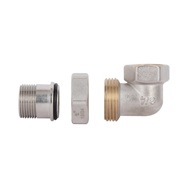 Сгон-американка Thermo Alliance Standart 3/4"ВН никель, угловой TAS191W20