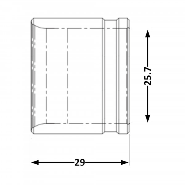 Гильза натяжная Icma №1031 d25x3,5 851031GX08