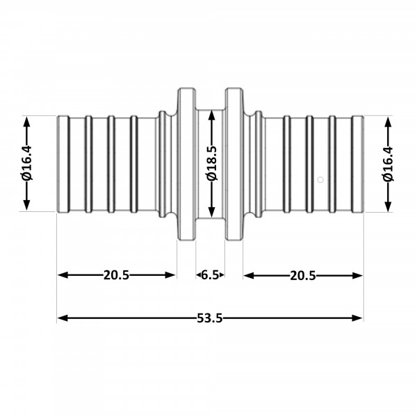 Переходних под натяжную гильзу Icma №1032 d20х2,8 851032GW05