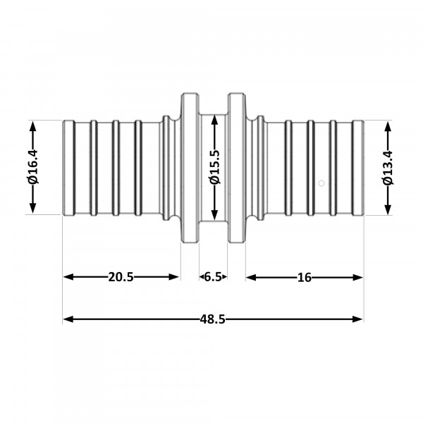 Переходних под натяжную гильзу Icma №1032 d16х2,2-20х2,8 851032GWBO05