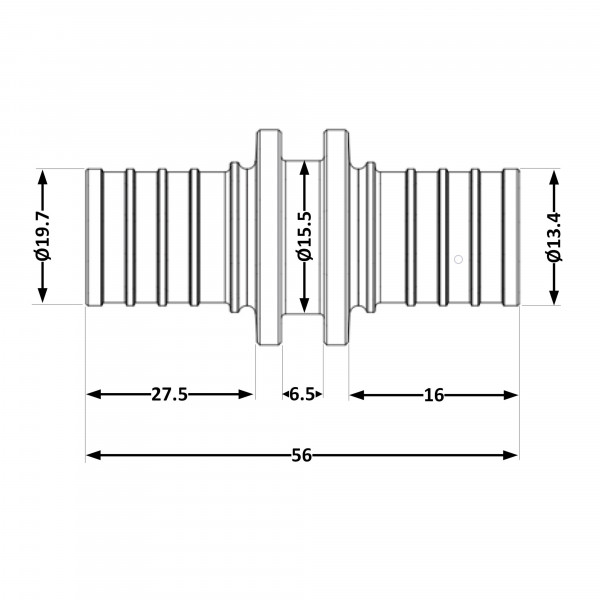 Переходних под натяжную гильзу Icma №1032 d16х2,2-25х3,5 851032GXBO05