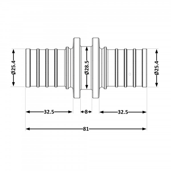 Переходних под натяжную гильзу Icma №1032 d32х4,4 851032GY05