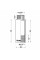 Подовжувач хромований Thermo Alliance Forte 1/2"ВЗ, L=15 мм TAF1301515