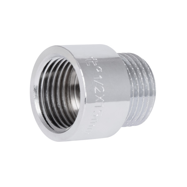 Подовжувач хромований Thermo Alliance Forte 1/2"ВЗ, L=15 мм TAF1301515