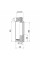 Thermo Alliance Forte Удлинитель хромированный 1/2"ВН 90 мм TAF1301590