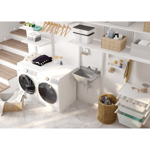 Кухонна мийка Deante Garden ZYT_311A, полістирол, 505x350 мм, сірий