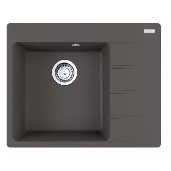 Кухонная мойка Franke Centro CNG 611-62 TL, фрагранит, 620x500 мм, серый