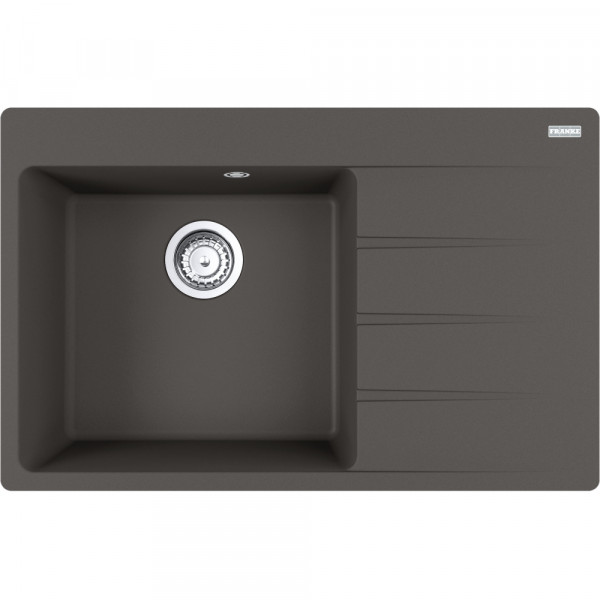 Кухонная мойка Franke Centro CNG 611-78 TL, фрагранит, 780x500 мм, серый