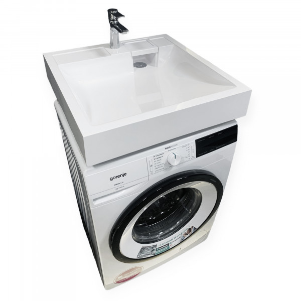 Раковина для ванної Раковина Adamant WASHER NEW, штучний камінь, 595x595 мм, білий