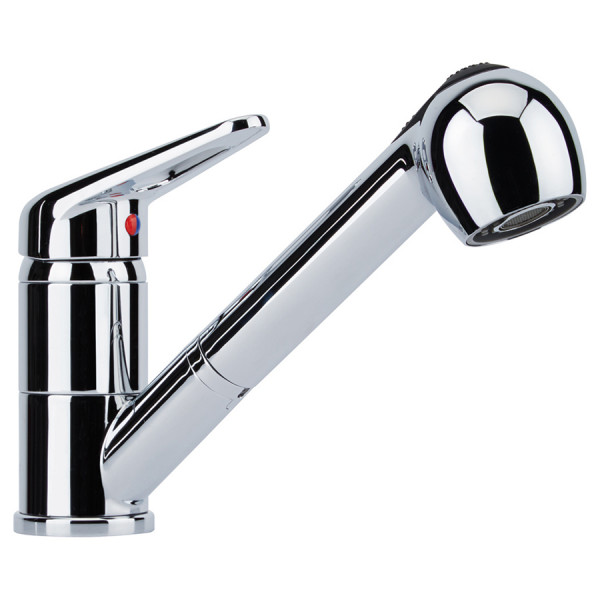 Смеситель для кухни Franke Novara Plus 115.0347.111, с выдвижным изливом, хром