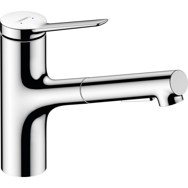 Смеситель для кухни Hansgrohe Zesis M33, с выдвижным изливом, хром