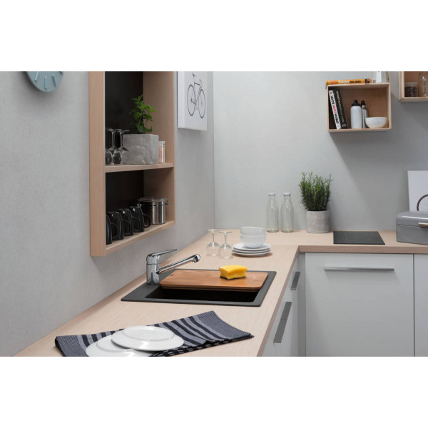 Смеситель для кухни Hansgrohe Focus M42, нержавеющая сталь