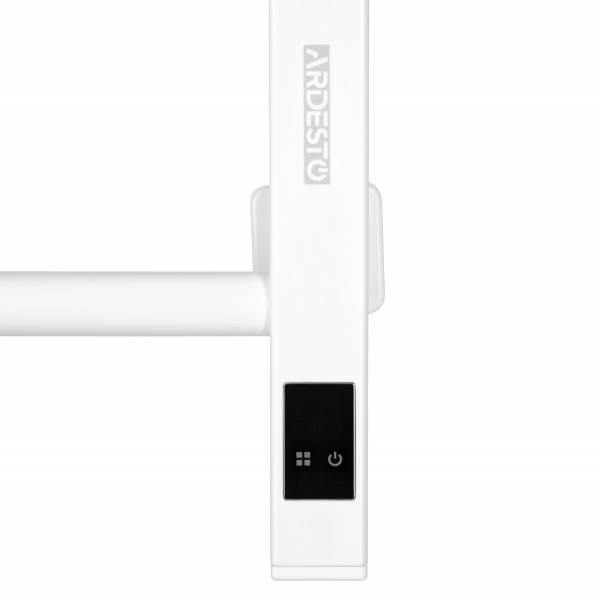 Полотенцесушитель электрический ARDESTO SMART (12-166153-4880), 480x800 мм, с таймером-регулятором, сталь, белый