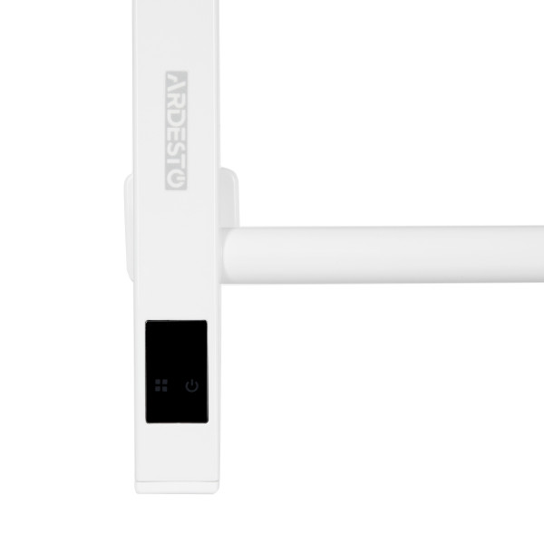 Полотенцесушитель электрический ARDESTO SMART (12-166053-4880), 480x800 мм, с таймером-регулятором, сталь, белый