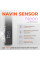 Рушникосушка електрична Navin Avalon (12-203153-4880), 800x480x104 мм, з таймер-регулятором, сталь, чорний муар
