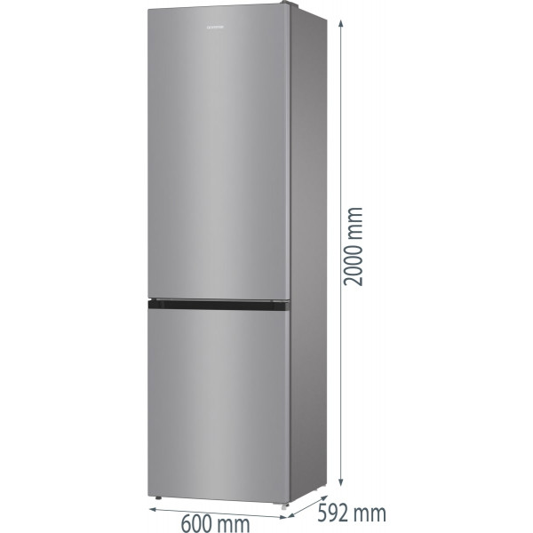 Двухкамерный холодильник Gorenje NRK6202ES4 NoFrost+