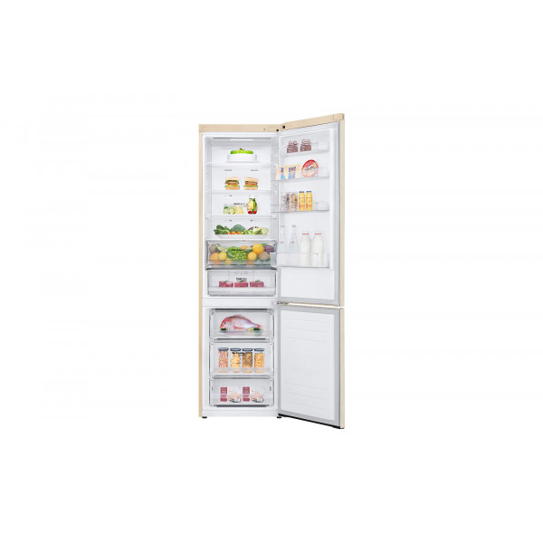 Двухкамерный холодильник LG GC-B509MEWM No Frost