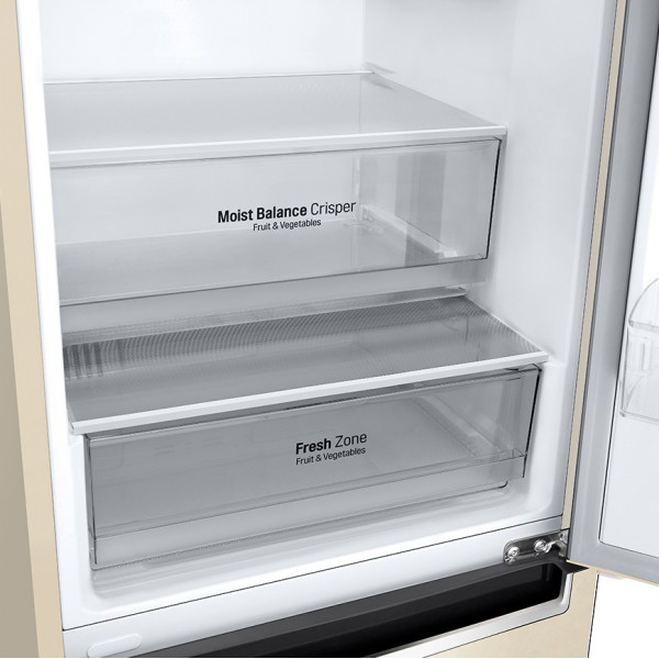 Двухкамерный холодильник LG GC-B509MEWM No Frost