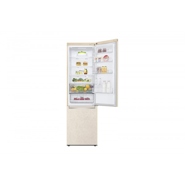 Двухкамерный холодильник LG GC-B509MEWM No Frost