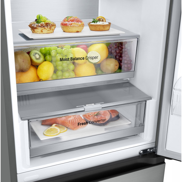 Двухкамерный холодильник LG GC-B459FNPW No Frost