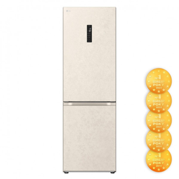 Двухкамерный холодильник LG GC-B459FEPW No Frost
