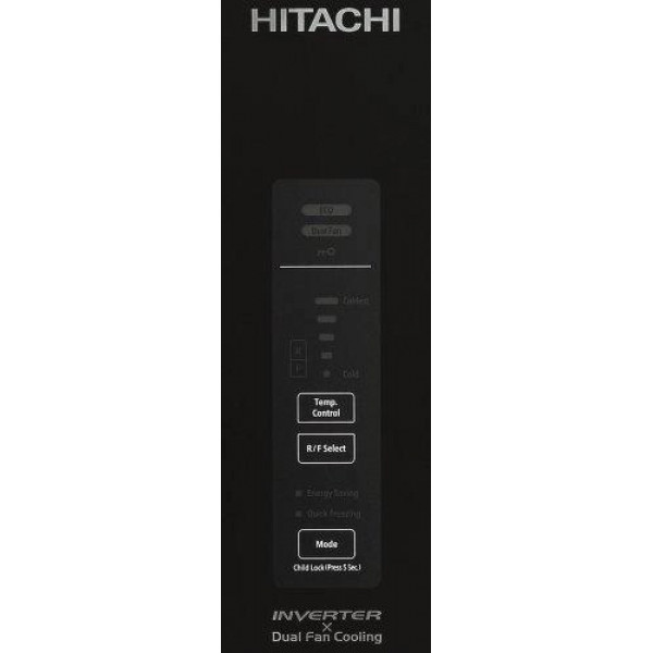 Двухкамерный холодильник Hitachi R-BG410PUC6X-1GBK No Frost
