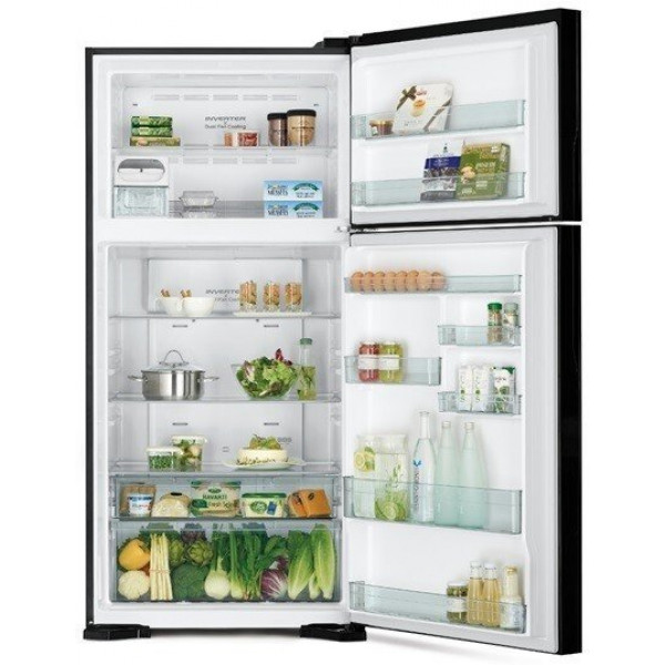 Двухкамерный холодильник Hitachi R-VG660PUC7-2GBK No Frost