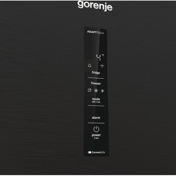 Двухкамерный холодильник Gorenje NRB620C81BX4WFE No Frost инверторный