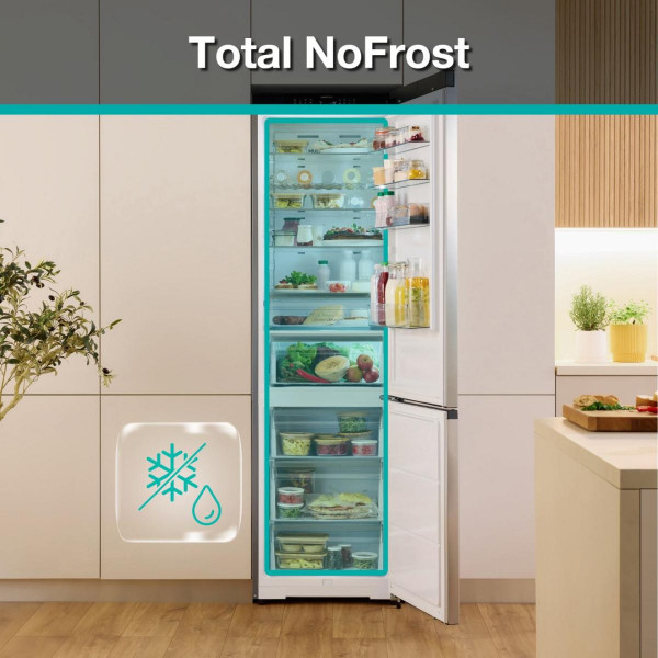 Двухкамерный холодильник Gorenje NRB620E61W4WFE No Frost инверторный
