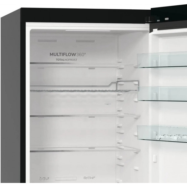 Двухкамерный холодильник Gorenje NRB620E61BX4WFE No Frost инверторный